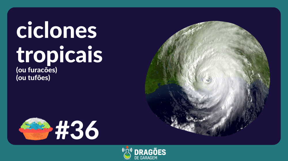 "ciclones tropicais" escrito em branco à esquerda. em letras menores, logo abaixo: "(ou furacões)" "(ou tufões)" #36